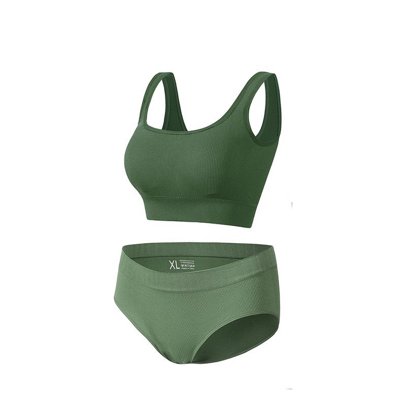 Elegant Lace Wireless Bra Set detail