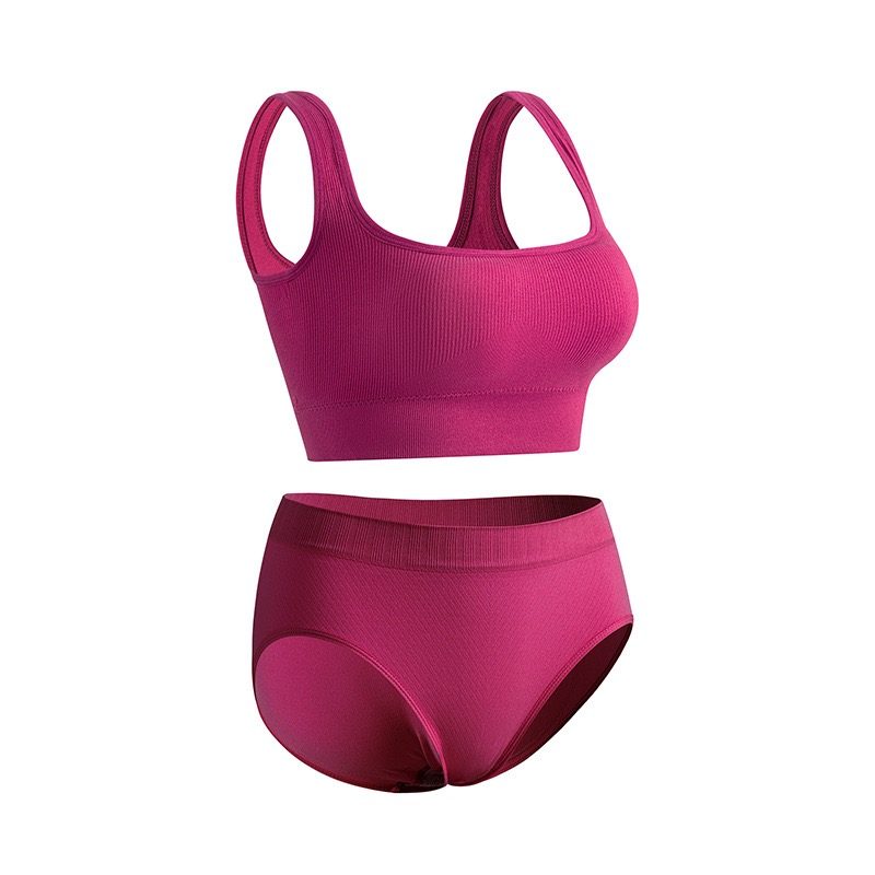 Elegant Lace Wireless Bra Set detail