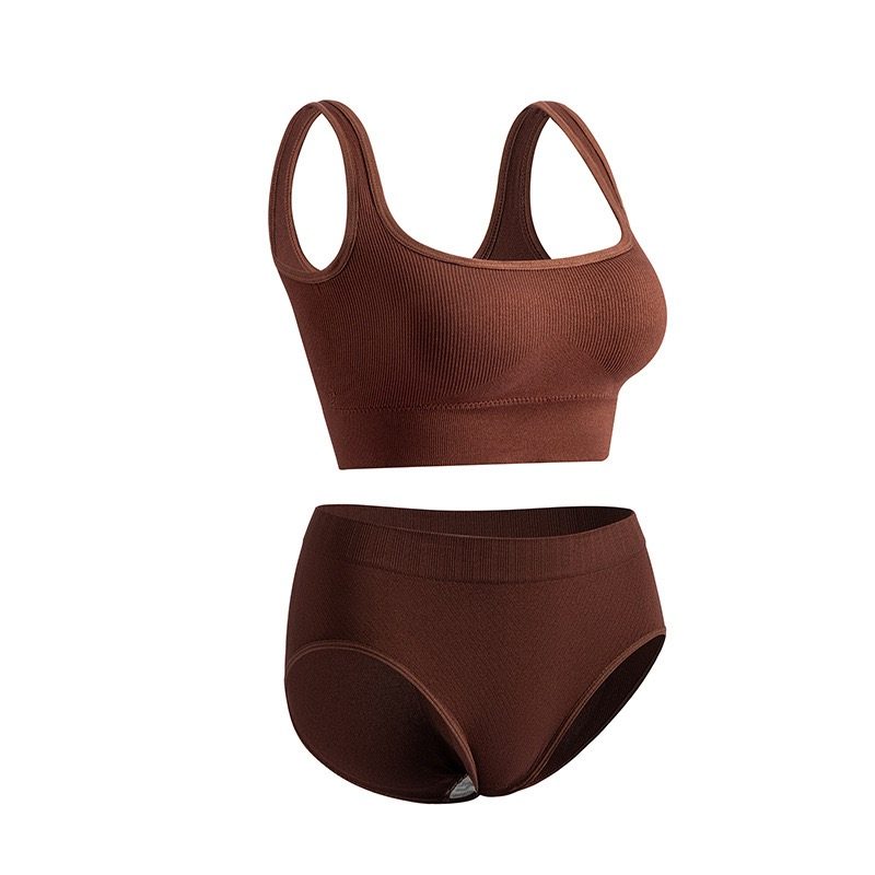 Elegant Lace Wireless Bra Set detail